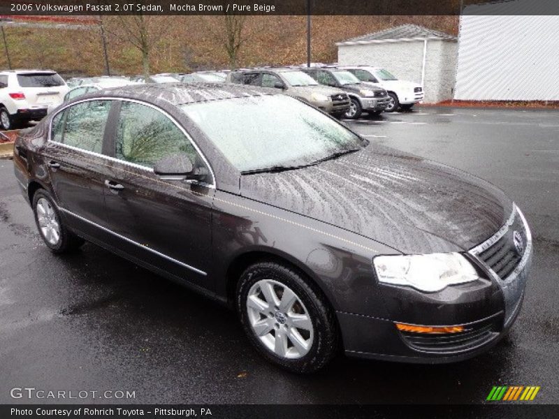 Mocha Brown / Pure Beige 2006 Volkswagen Passat 2.0T Sedan