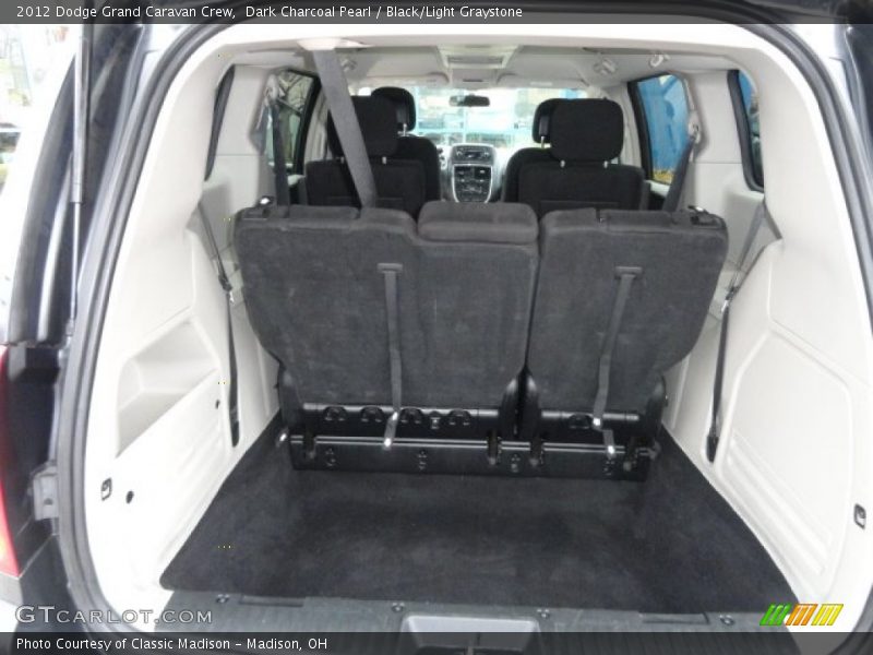 Dark Charcoal Pearl / Black/Light Graystone 2012 Dodge Grand Caravan Crew