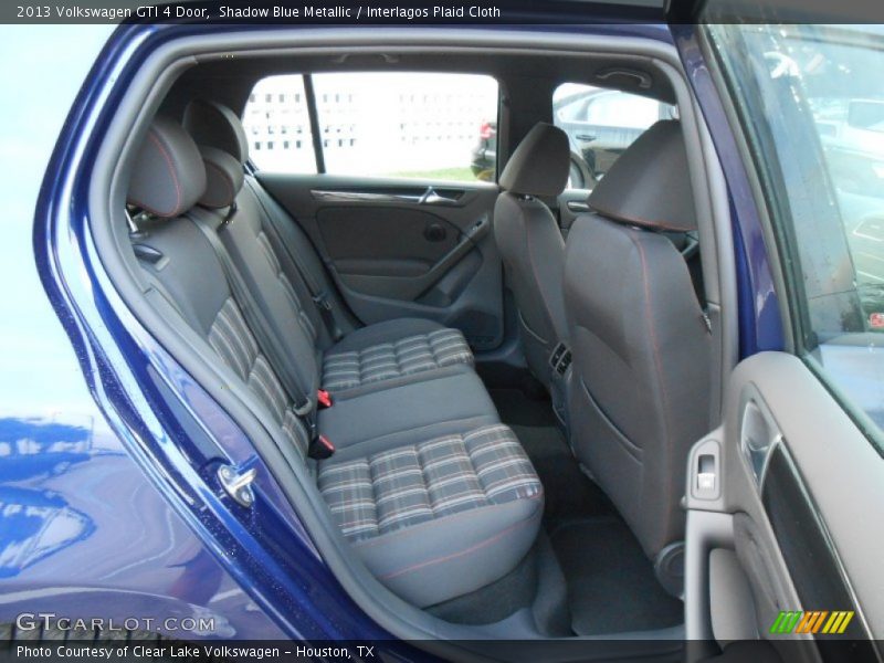 Shadow Blue Metallic / Interlagos Plaid Cloth 2013 Volkswagen GTI 4 Door