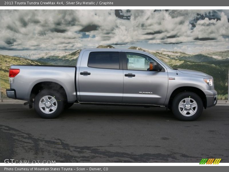 Silver Sky Metallic / Graphite 2013 Toyota Tundra CrewMax 4x4