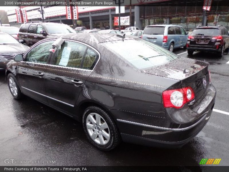 Mocha Brown / Pure Beige 2006 Volkswagen Passat 2.0T Sedan