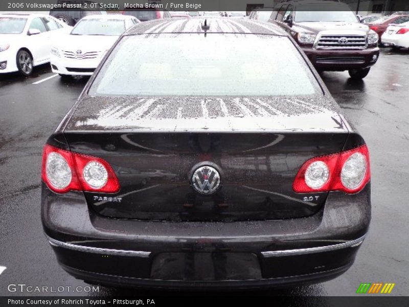 Mocha Brown / Pure Beige 2006 Volkswagen Passat 2.0T Sedan