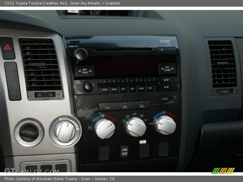 Silver Sky Metallic / Graphite 2013 Toyota Tundra CrewMax 4x4