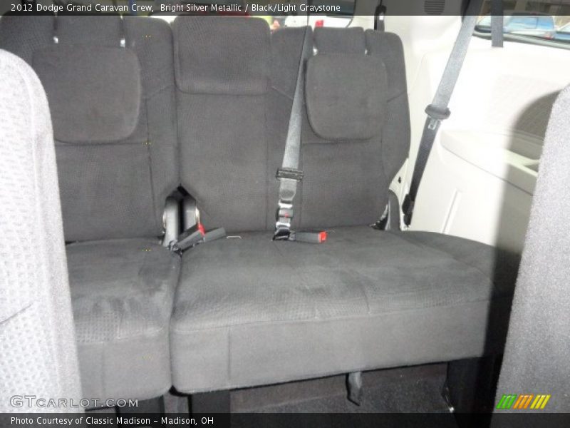 Bright Silver Metallic / Black/Light Graystone 2012 Dodge Grand Caravan Crew