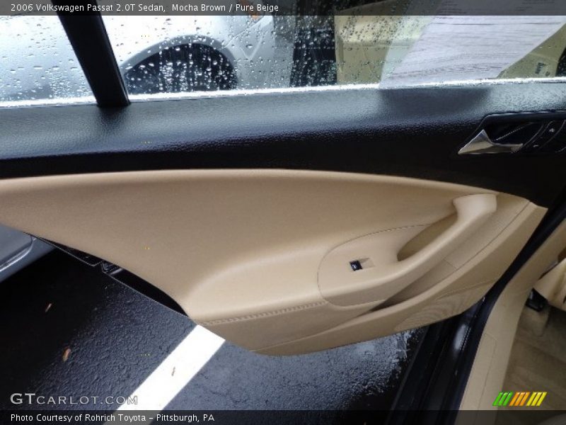 Mocha Brown / Pure Beige 2006 Volkswagen Passat 2.0T Sedan