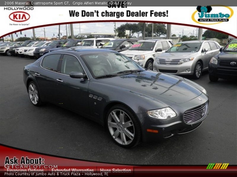 Grigio Alfieri Metallic (Grey) / Grey 2006 Maserati Quattroporte Sport GT