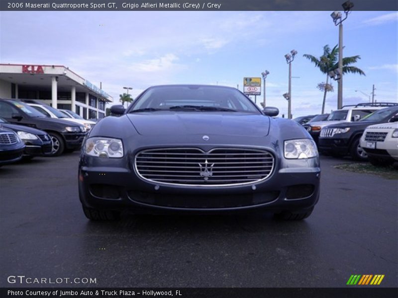 Grigio Alfieri Metallic (Grey) / Grey 2006 Maserati Quattroporte Sport GT