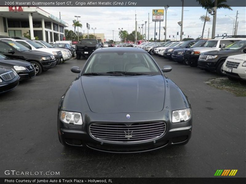 Grigio Alfieri Metallic (Grey) / Grey 2006 Maserati Quattroporte Sport GT