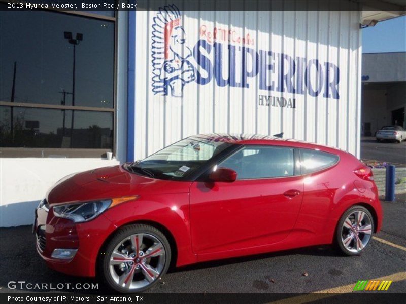 Boston Red / Black 2013 Hyundai Veloster