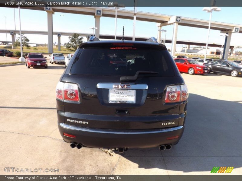 Carbon Black Metallic / Light Titanium 2009 GMC Acadia SLE