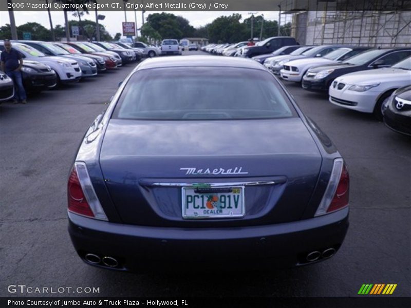 Grigio Alfieri Metallic (Grey) / Grey 2006 Maserati Quattroporte Sport GT