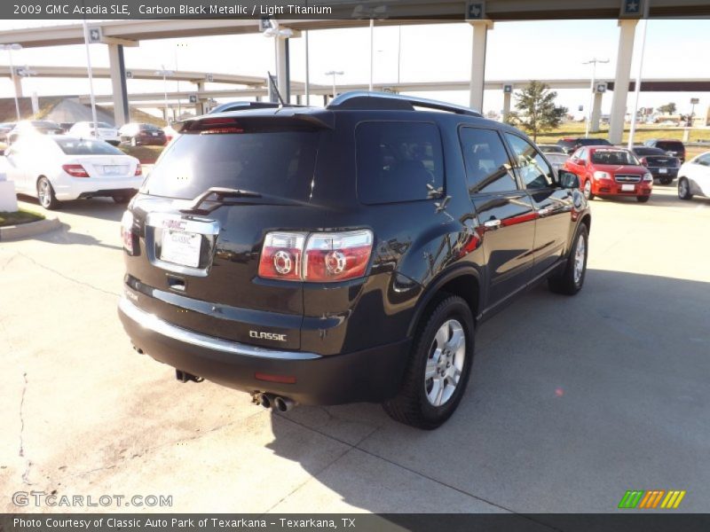 Carbon Black Metallic / Light Titanium 2009 GMC Acadia SLE