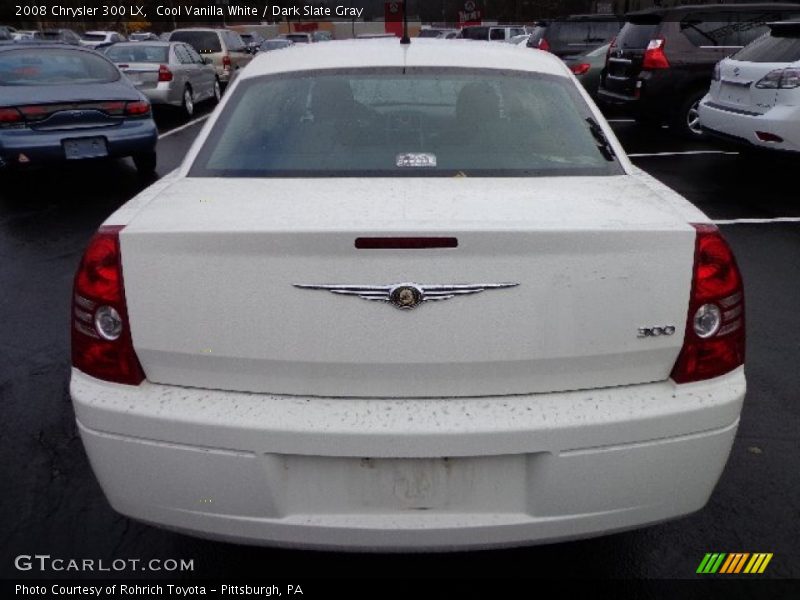 Cool Vanilla White / Dark Slate Gray 2008 Chrysler 300 LX