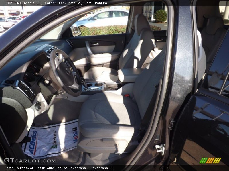Carbon Black Metallic / Light Titanium 2009 GMC Acadia SLE