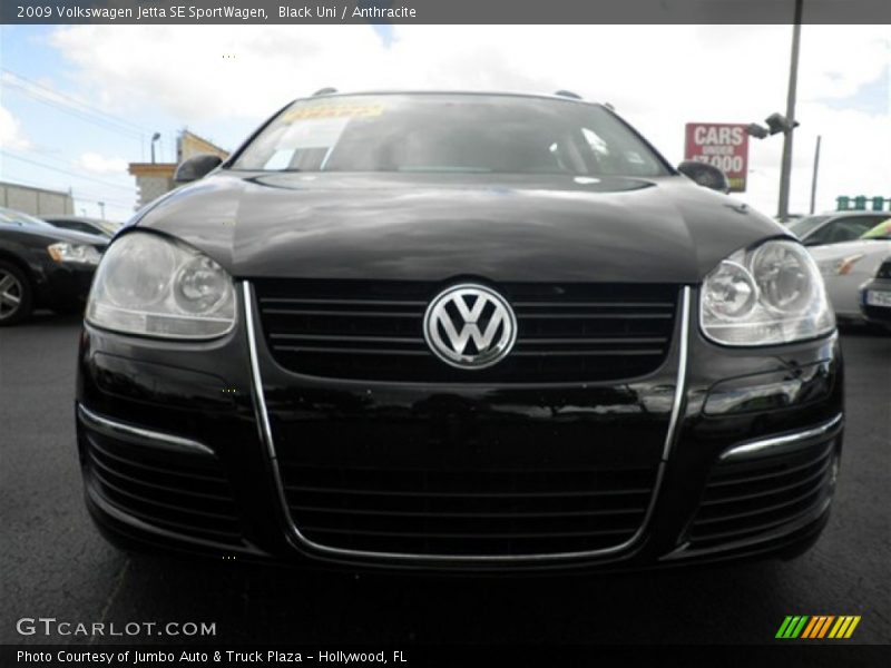 Black Uni / Anthracite 2009 Volkswagen Jetta SE SportWagen