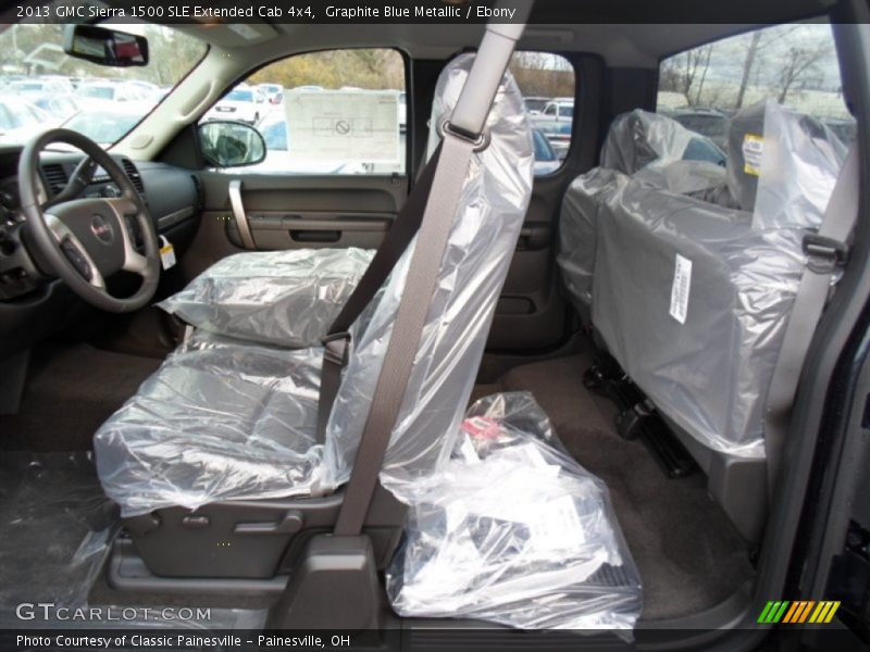 Graphite Blue Metallic / Ebony 2013 GMC Sierra 1500 SLE Extended Cab 4x4