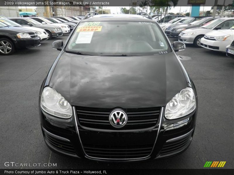 Black Uni / Anthracite 2009 Volkswagen Jetta SE SportWagen