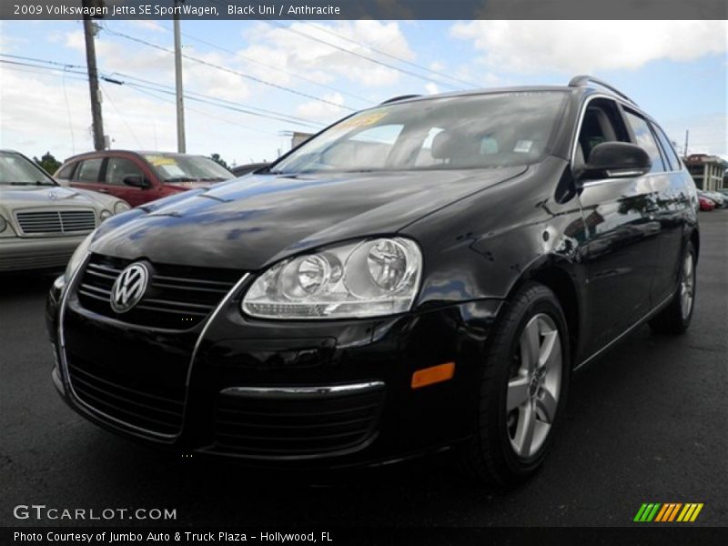Black Uni / Anthracite 2009 Volkswagen Jetta SE SportWagen