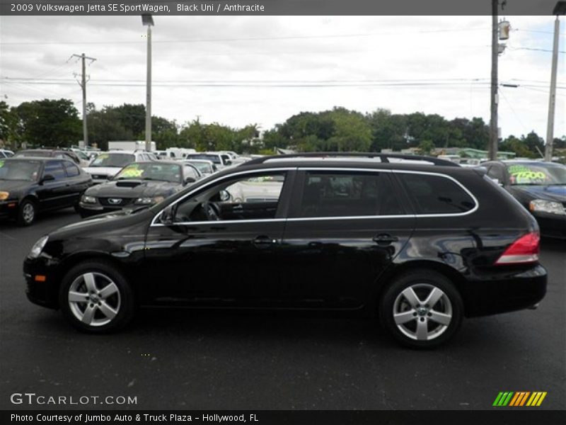 Black Uni / Anthracite 2009 Volkswagen Jetta SE SportWagen