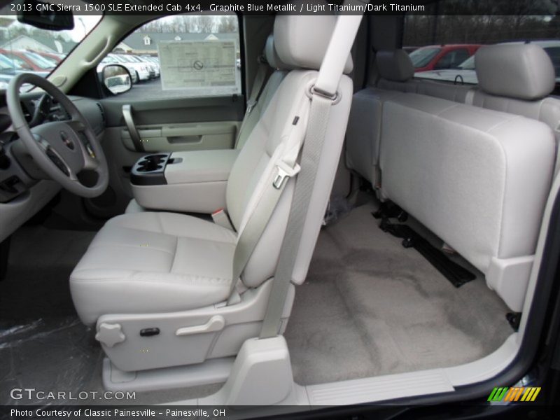  2013 Sierra 1500 SLE Extended Cab 4x4 Light Titanium/Dark Titanium Interior