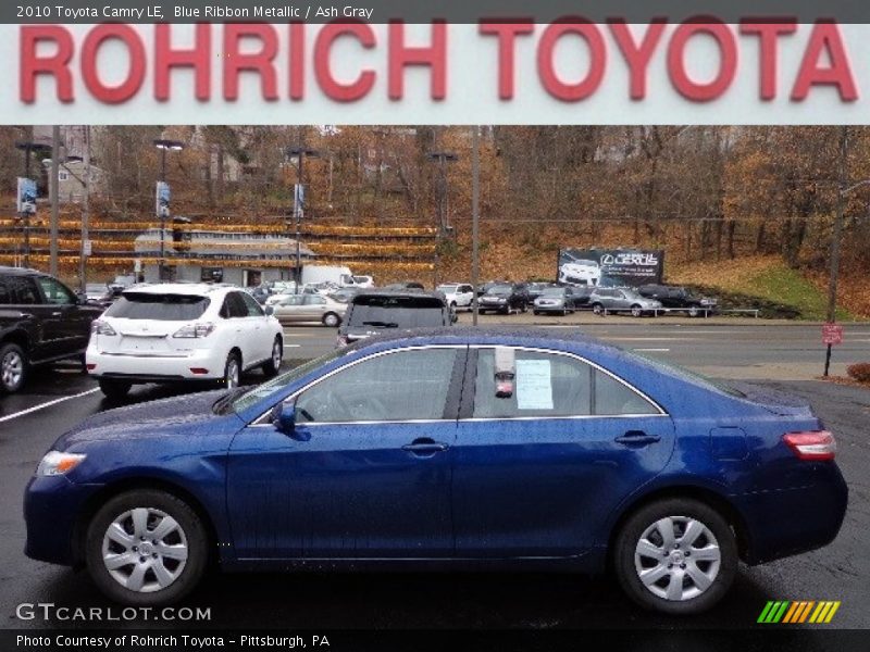 Blue Ribbon Metallic / Ash Gray 2010 Toyota Camry LE