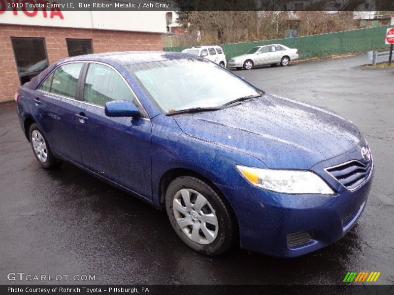 Blue Ribbon Metallic / Ash Gray 2010 Toyota Camry LE