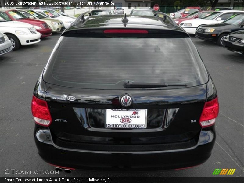 Black Uni / Anthracite 2009 Volkswagen Jetta SE SportWagen