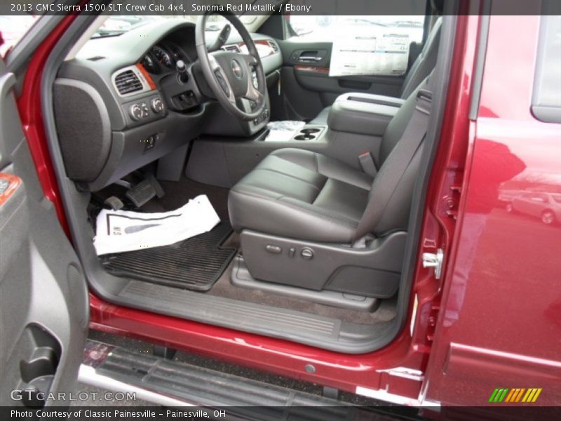 Sonoma Red Metallic / Ebony 2013 GMC Sierra 1500 SLT Crew Cab 4x4