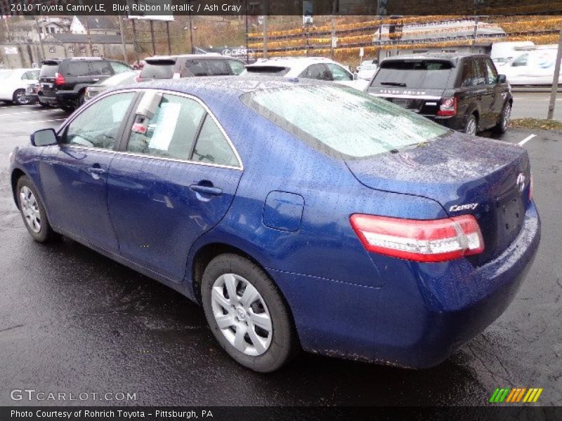 Blue Ribbon Metallic / Ash Gray 2010 Toyota Camry LE
