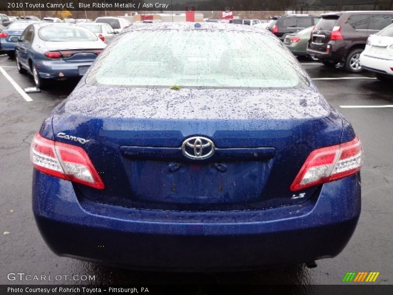 Blue Ribbon Metallic / Ash Gray 2010 Toyota Camry LE