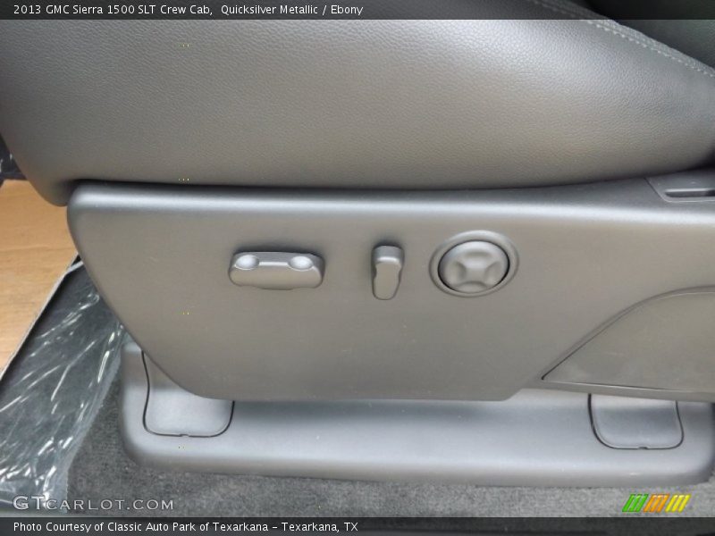 Quicksilver Metallic / Ebony 2013 GMC Sierra 1500 SLT Crew Cab