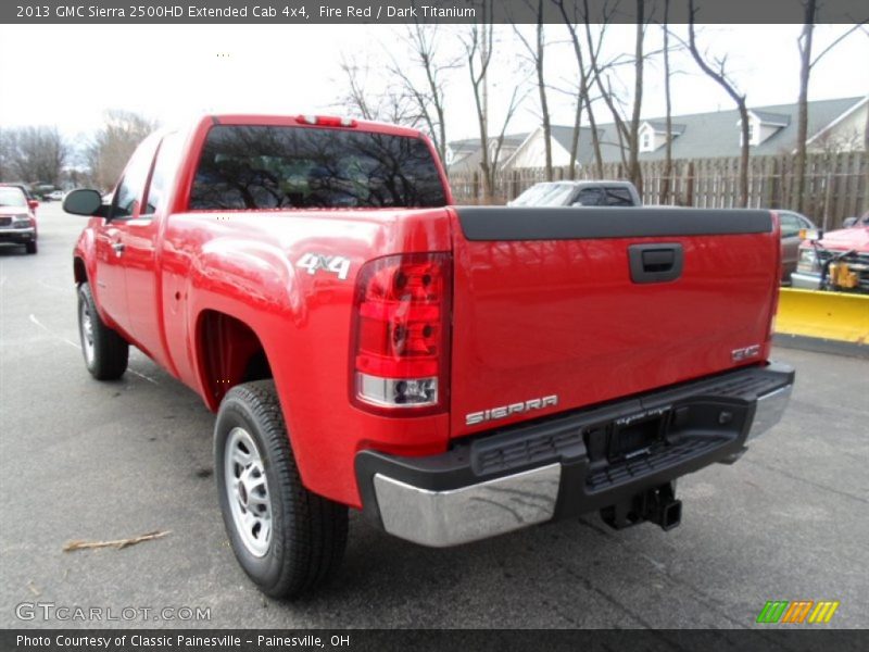  2013 Sierra 2500HD Extended Cab 4x4 Fire Red