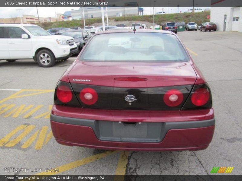 Sport Red Metallic / Medium Gray 2005 Chevrolet Impala