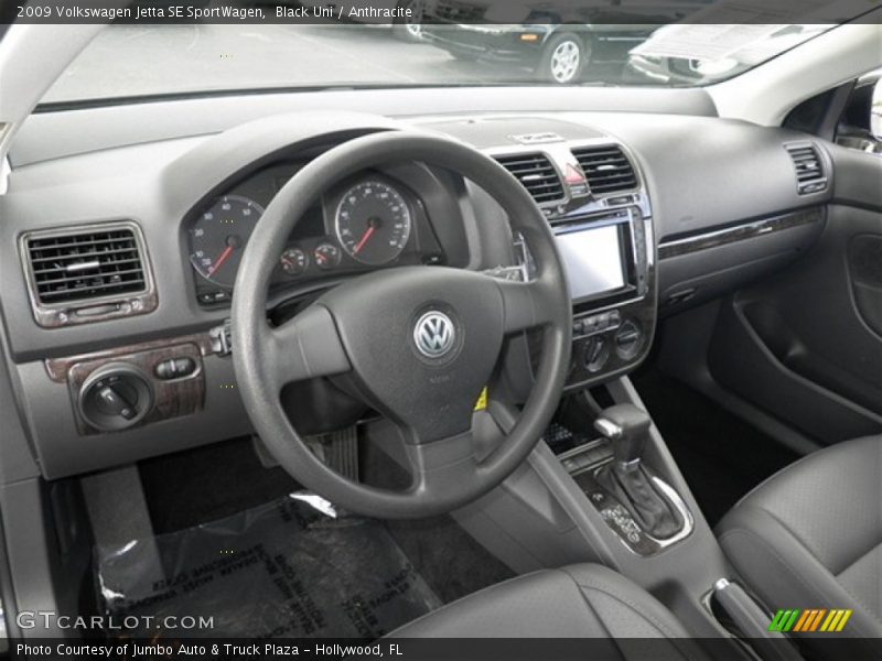Black Uni / Anthracite 2009 Volkswagen Jetta SE SportWagen