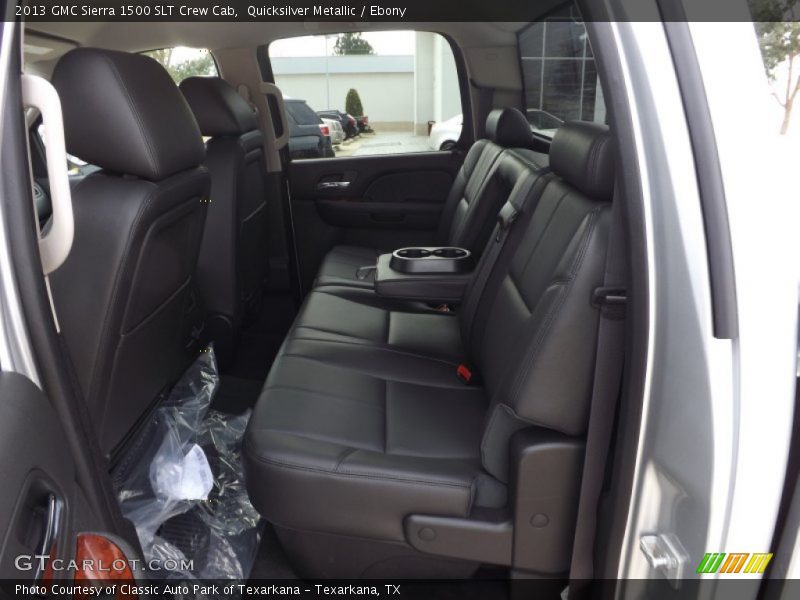 Quicksilver Metallic / Ebony 2013 GMC Sierra 1500 SLT Crew Cab