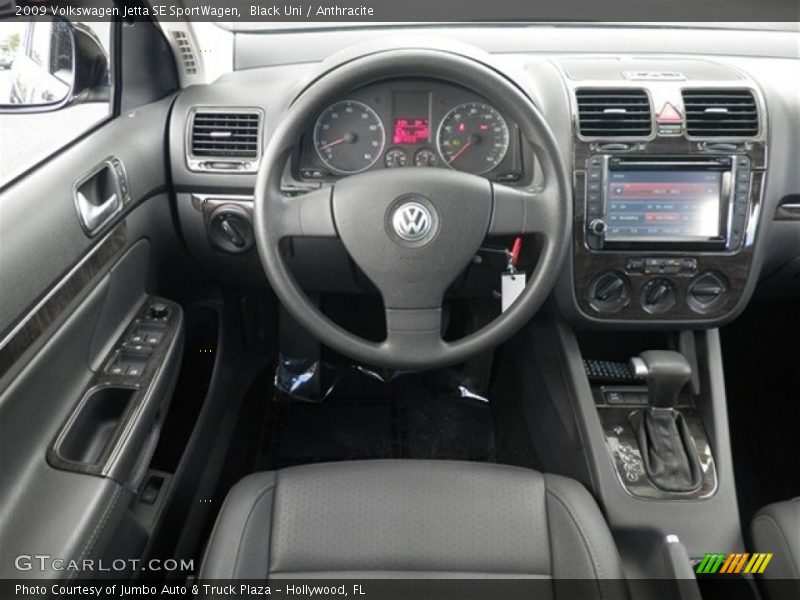 Black Uni / Anthracite 2009 Volkswagen Jetta SE SportWagen