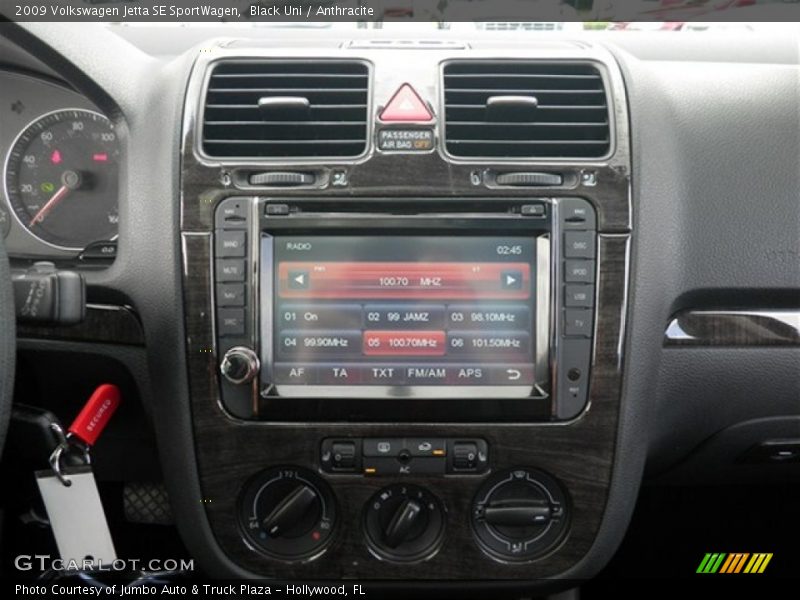 Black Uni / Anthracite 2009 Volkswagen Jetta SE SportWagen
