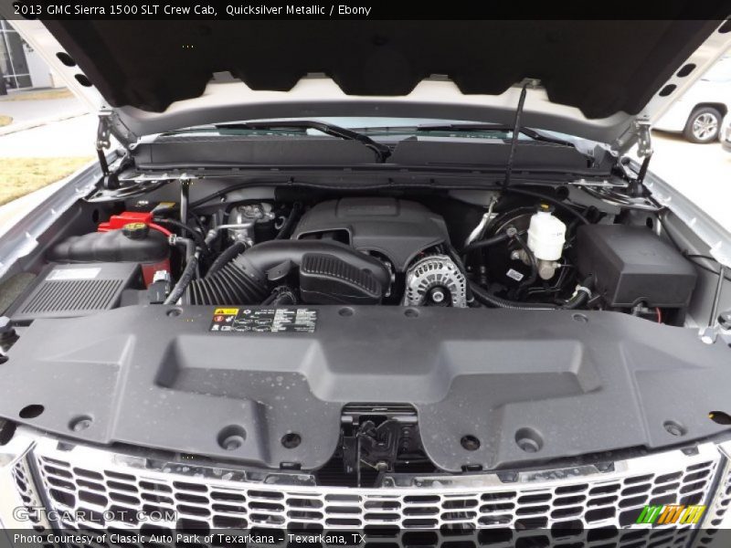 Quicksilver Metallic / Ebony 2013 GMC Sierra 1500 SLT Crew Cab