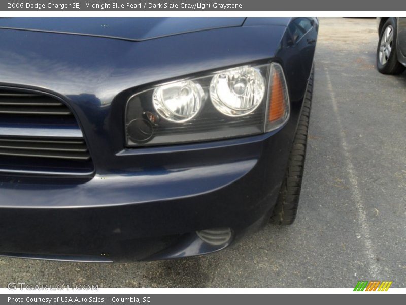 Midnight Blue Pearl / Dark Slate Gray/Light Graystone 2006 Dodge Charger SE