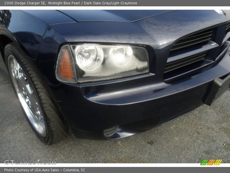 Midnight Blue Pearl / Dark Slate Gray/Light Graystone 2006 Dodge Charger SE