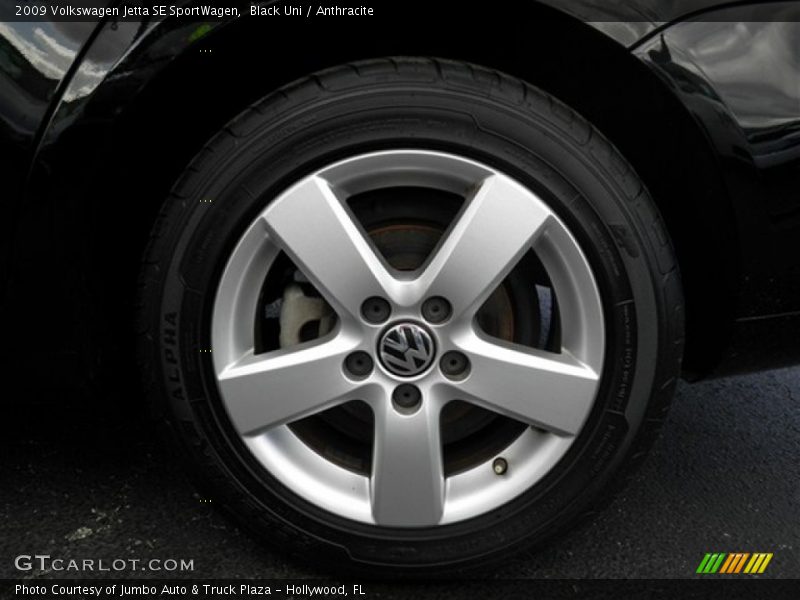 Black Uni / Anthracite 2009 Volkswagen Jetta SE SportWagen