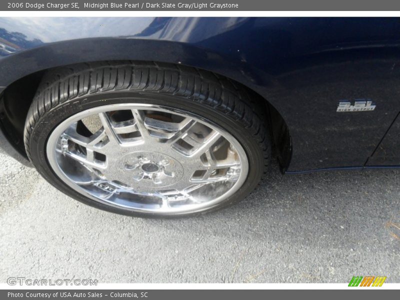 Midnight Blue Pearl / Dark Slate Gray/Light Graystone 2006 Dodge Charger SE