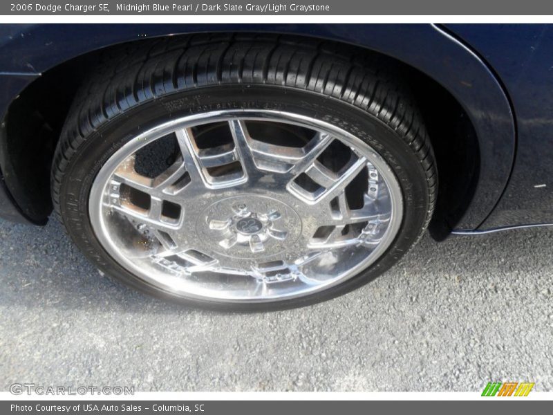Midnight Blue Pearl / Dark Slate Gray/Light Graystone 2006 Dodge Charger SE
