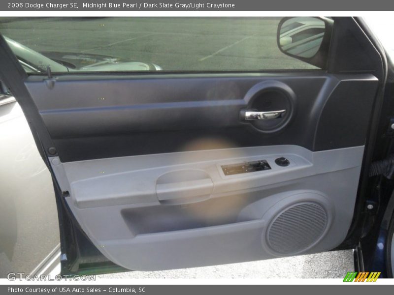 Midnight Blue Pearl / Dark Slate Gray/Light Graystone 2006 Dodge Charger SE