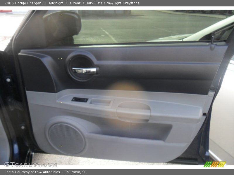 Midnight Blue Pearl / Dark Slate Gray/Light Graystone 2006 Dodge Charger SE