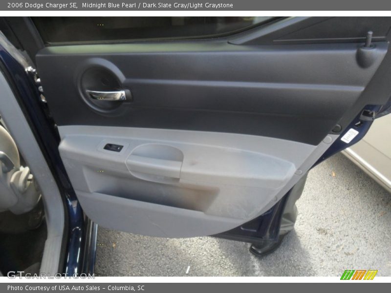 Midnight Blue Pearl / Dark Slate Gray/Light Graystone 2006 Dodge Charger SE