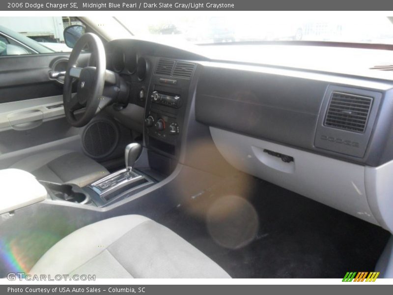 Midnight Blue Pearl / Dark Slate Gray/Light Graystone 2006 Dodge Charger SE