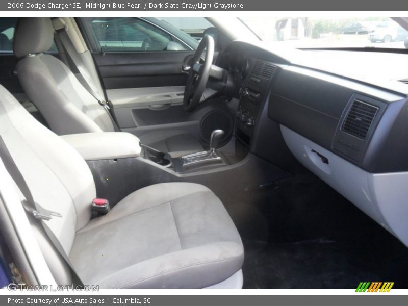 Midnight Blue Pearl / Dark Slate Gray/Light Graystone 2006 Dodge Charger SE