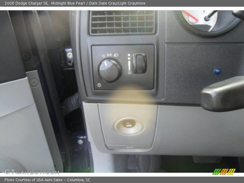Midnight Blue Pearl / Dark Slate Gray/Light Graystone 2006 Dodge Charger SE