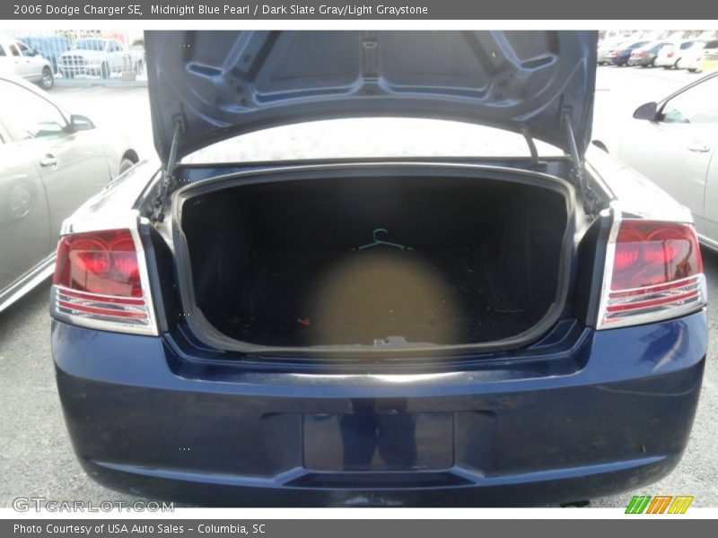 Midnight Blue Pearl / Dark Slate Gray/Light Graystone 2006 Dodge Charger SE